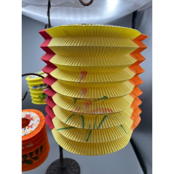 1960s MCM Paper Lanterns Butterflies Multi Shape Ceiling Decoration Holiday Part - Picture 10 of 16